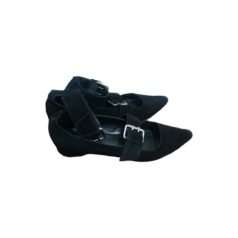 Opening Ceremony Buckle suede flats Size Eur 36/ 6 USA